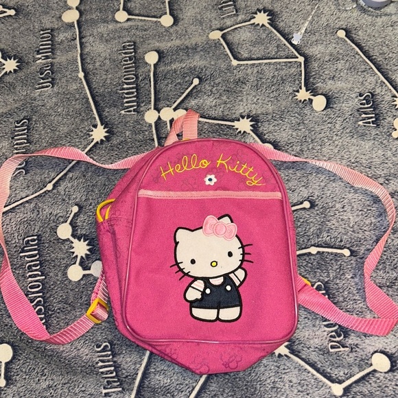 Hello Kitty Other - VINTAGE HELLO KITTY SANRIO MINI BAG SMALL BACKPACK